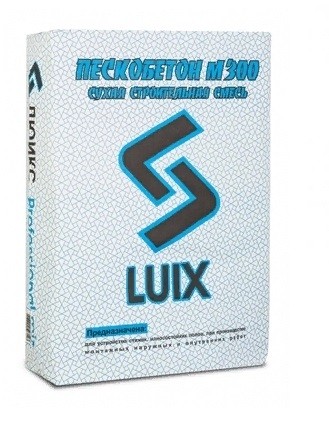Пескобетон Люикс м 300  40 кг