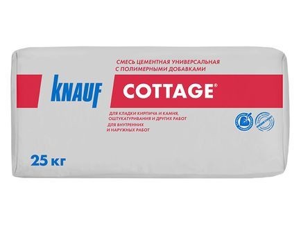 Смесь цементная Кнауф Коттеджная универсальная 25 кг