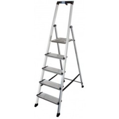  Стремянка 5 ступеней стальная 1,5 м