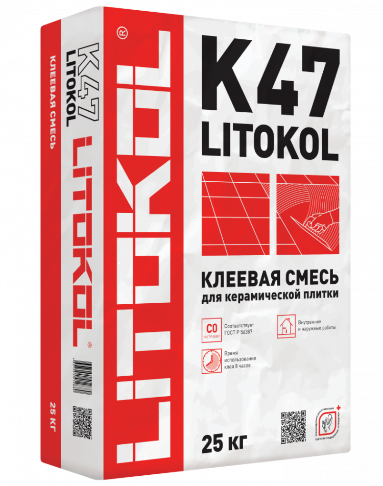 Плиточный клей LITOKOL K 47 25 кг