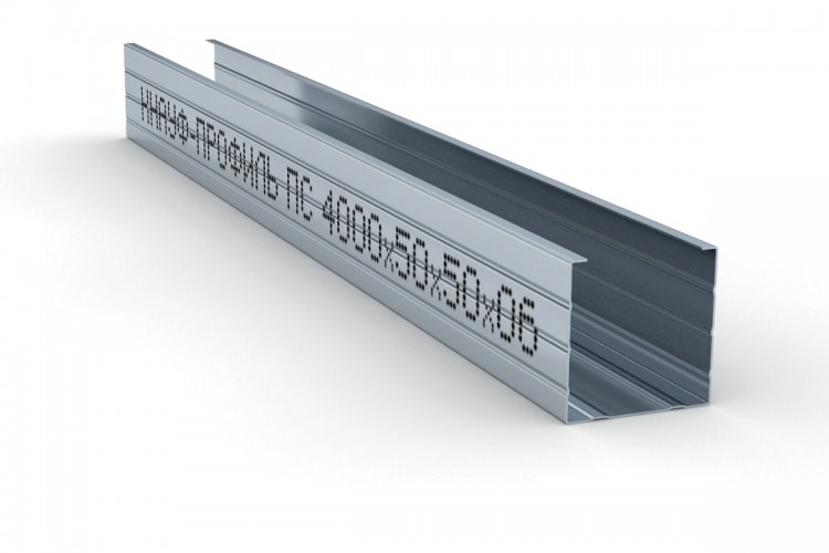 Профиль стоечный ПС 50х50х0,6 мм 3 м Кнауф