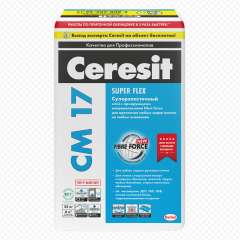 Клей Церезит СМ17 Super Flex для плитки 25кг