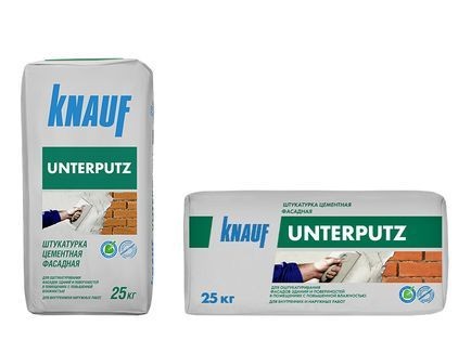 Штукатурка Унтерпутц Кнауф цементная фасадная 25 кг