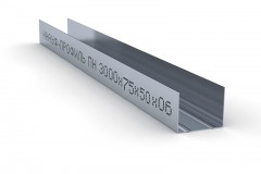 Профиль стоечный ПС 75х50х0,6 мм 4 м Кнауф