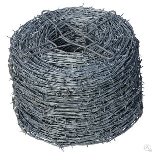 Колючая оцинкованная проволока 100 м