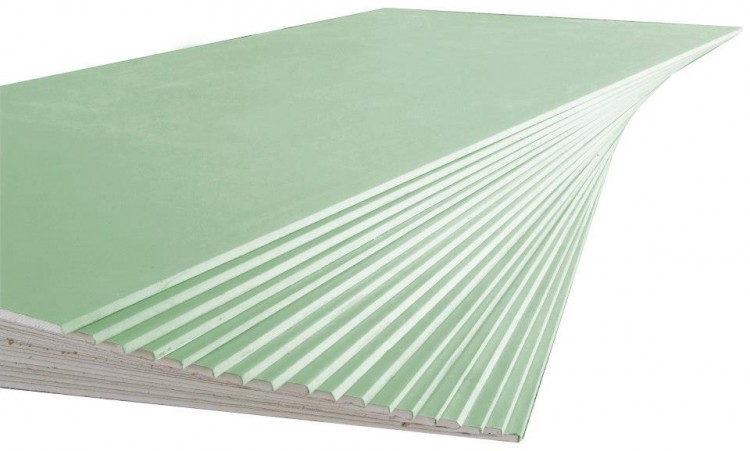 Гипсокартон ГКЛВ  ХАБЕЗ 2500х1200х12,5мм