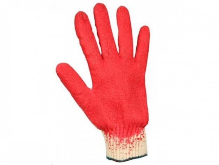  Перчатки х.б. 1-й облив