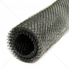 Сетка ЦПВС  1х6х0,5мм просечка черная ромбовидная