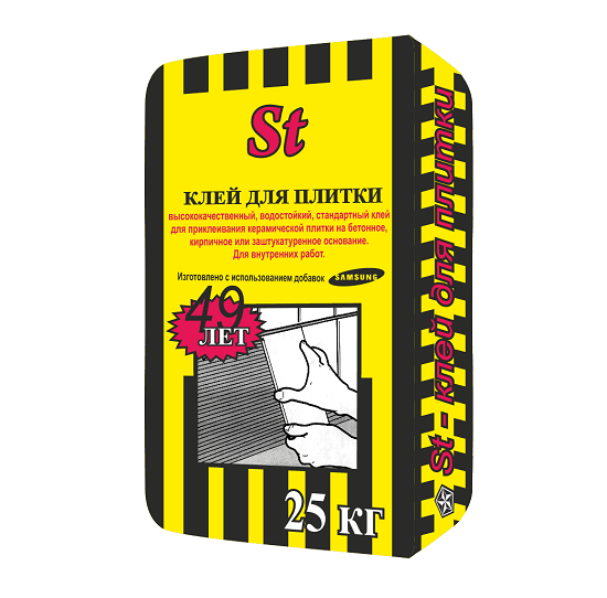 Плиточный клей Русеан СТ 25 кг