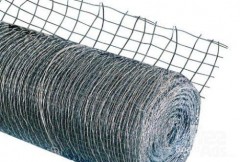 Сетка плетёнка 14х14х0,8 мм 1х80 м оцинкованная штукатурная