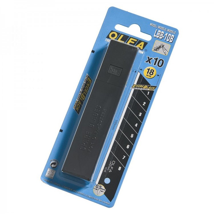 Лезвие молярного ножа OLFA 18 мм уп.10 шт