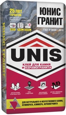 Юнис Гранит плиточный клей 25кг