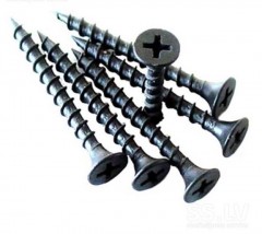 Саморезы 4,8х152мм черные, по дереву для ГКЛ РН 2 