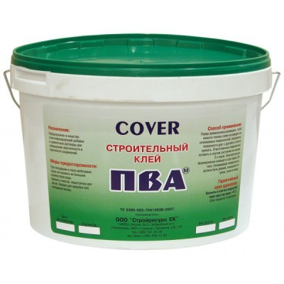 Клей ПВА строительный Ковер (COVER) 10 кг