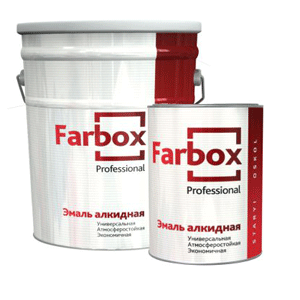 Эмаль ПФ-115 Фарбокс серая 20 кг