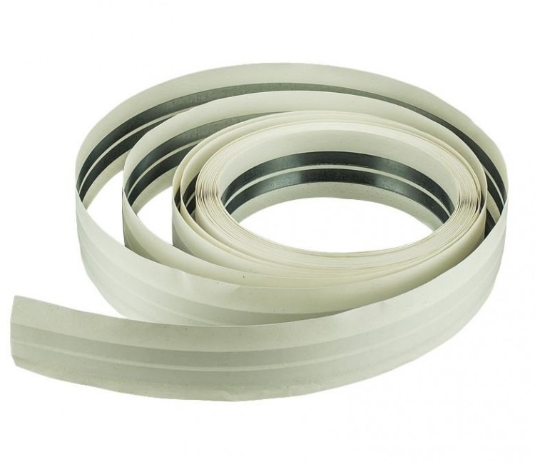 Лента бумажная металлизированная углоформирующая  52мм 30м