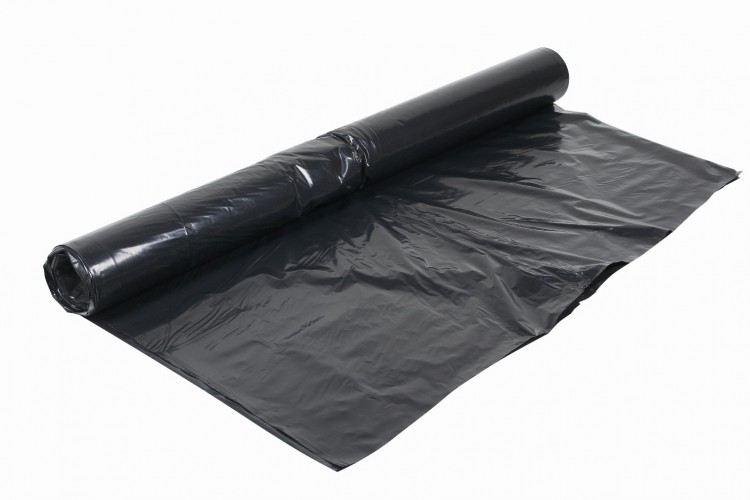 Пленка полиэтиленовая черная двухслойная 3х100м 80мкм