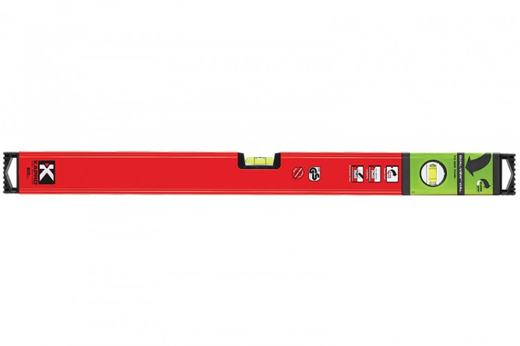 Уровень строительный 0,8метра КАПРО Genesis 2 глаз