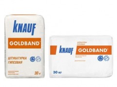 Штукатурка гипсовая КНАУФ Гольдбанд 30 кг