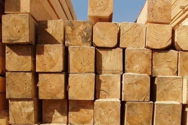 Брус 100х100х6000мм  не строганный