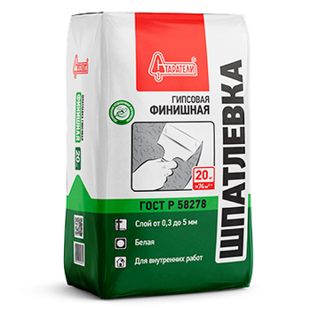 Шпатлевка Старатели Финишная гипсовая  20 кг