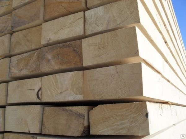 Брус 200х150х6000мм не строганный