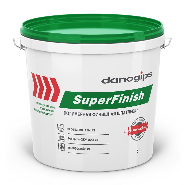 Шпатлевка Danogips Sheetrock Super Finish 5 кг