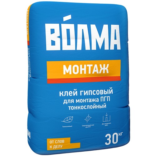 Клей для блоков Волма Монтаж 30 кг